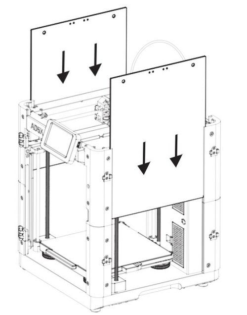 AD5X 3D Printer Upgrade Kit Enclosure Module,Constant Temperature Saferw/Quieter — image 7