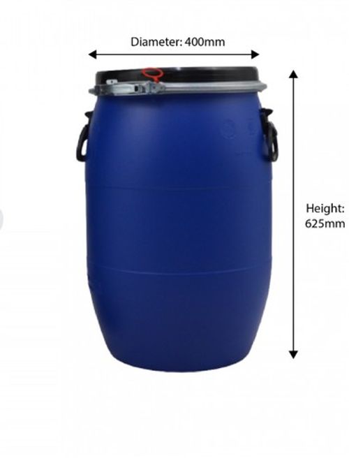 Storage Barrel / Open Top Plastic Drum – 30L, 60L – Secure, Heavy-Duty 🛢️