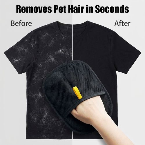 Pet Hair Remover Glove Reusable Electrostatic for Dog Cat Sofa Carpet Car Seat — image 9