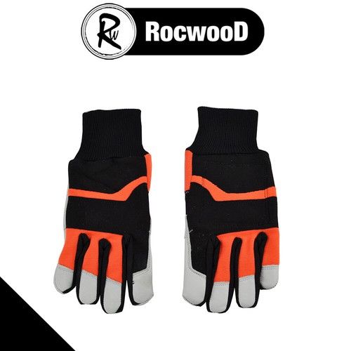 Chainsaw Safety Gloves Class 0 Size 10 Large Protective Lining
