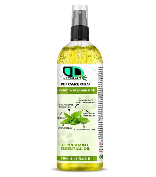 Dog Massage Oil Refreshing with Peppermint Essential Oil – Reduce Pain & Itchy — image 1