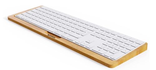SAMDI Wood Keyboard Tray Holder Magic Keyboard with Numeric Keypad Custom — image 1