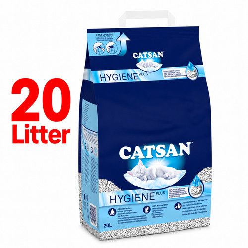 20L Catsan Hygiene Non Clumping Cat Litter 20 Litres Odour Control Kitten Litter