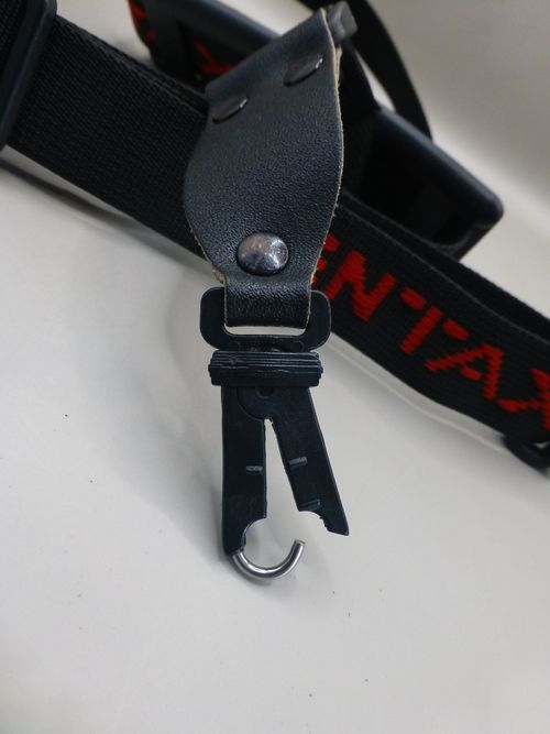 Pentax named strap for 35mm camera black and red — image 3
