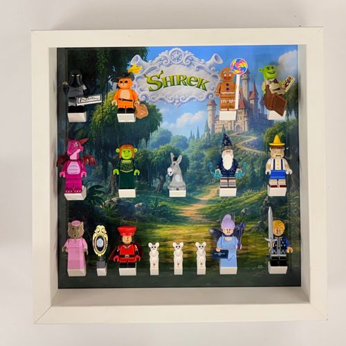 Display frame for Lego ® Shrek collectable Minifigures 71053 case 27cm — image 14