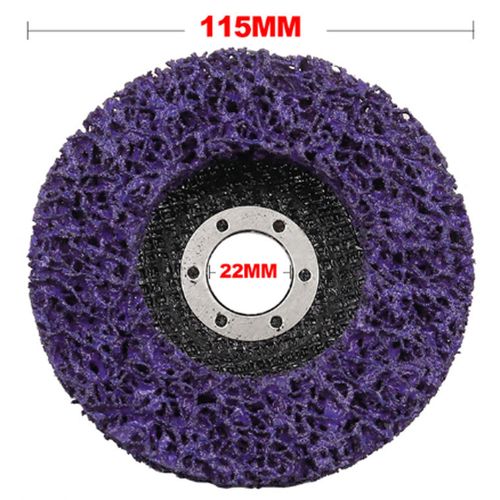 5-100PCS 115mm Poly Strip Wheel Discs Paint Rust Remove Abrasive Angle Grinder — image 17