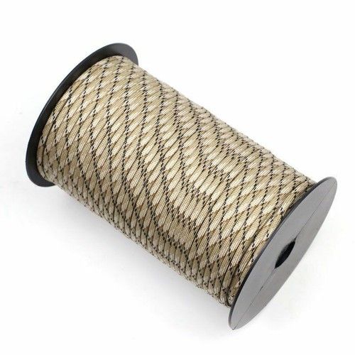 100M Paracord 4mm 9 Strand Camping Rope Mil-Spec Parachute Cord Lanyard Survival