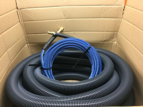 CARPET CLEANING MACHINE HOSES 7.5 MTR. SOLUTION & VACUUM Suction Pipe BLUE — image 1