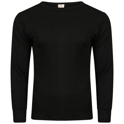 Pack Of 2 Mens Thermal Long Sleeve Shirt Top Ski Warm Winter Brushed Vest S-XL — image 1