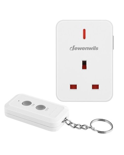 DEWENWILS Remote Control Plug Socket,13A/3120W Heavy Duty Wireless Light Switch,
