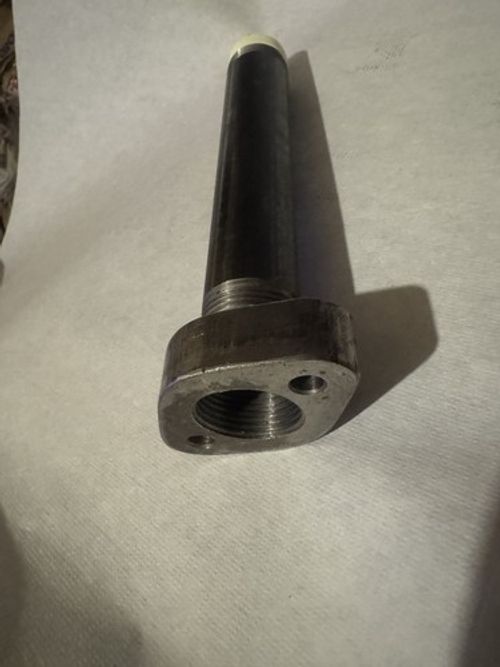 Exhaust Pipe 1” BSPT X 8”  For Stationary Engines, For Lister D  Etc.