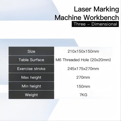 XYZ Axis 3D Workbench 3 Axis Sliding Moving Table For Laser Marking Optical Lab — image 6