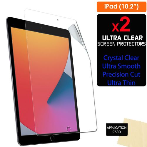 2x For Apple iPad 9 10.2" 2021 9th Generation CLEAR Screen Protector Guard Cover — image 1