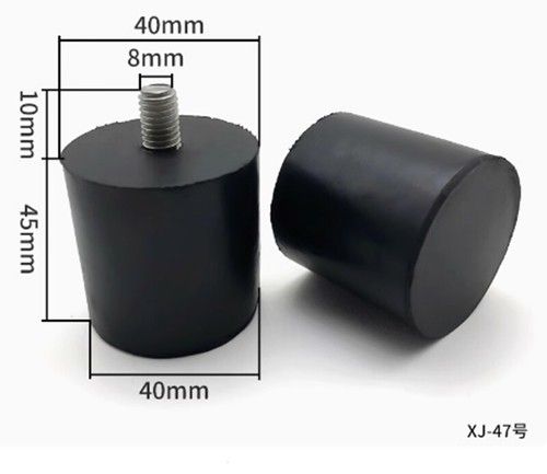 M6/M8/M10 Rubber Adjustable Screw Bolt Leveling Foot Machine Feet Furniture Leg