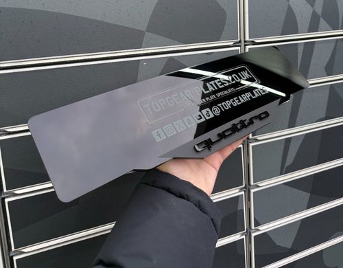 Audi Quattro Number Plate Car Surround Holder Frame – Premium Raised Logo Design — image 3