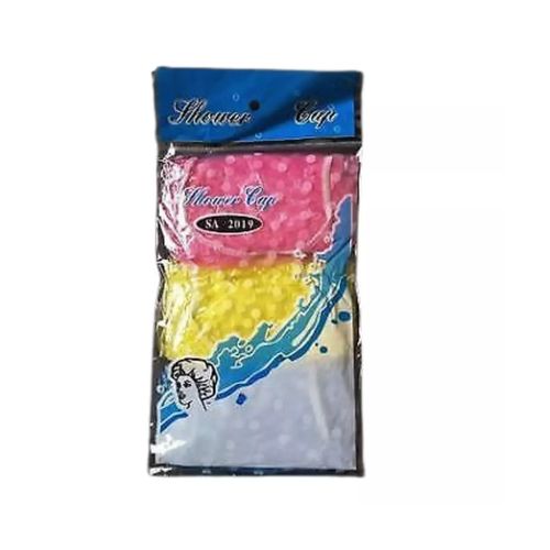 Shower Caps Reusable for Women, Waterproof, Shower Hat ( 3 Colours in a Pack ) — image 3