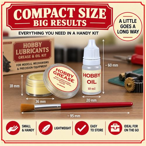 Hobby Grease and Oil Set - Lubrication Kit - For Model Railway, RC Vehicles, etc — image 8