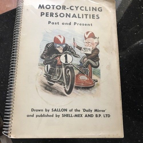 "SIGNED GEOFF DUKE :  MOTOR-CYCLING PERSONALITIES PAST AND PRESENT"  Book