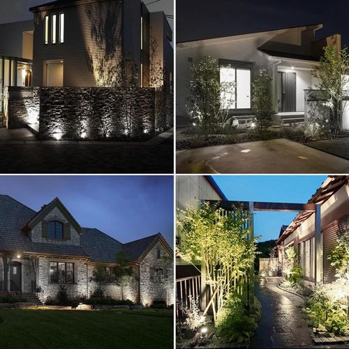 T-SUN Solar Powered Spot Lights LED Outdoor Wall Light Garden Landscape Lamps UK — image 7
