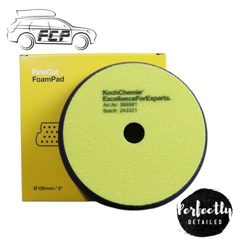 Koch Chemie Yellow Foam Fine Cut Pad 5" (126mm)