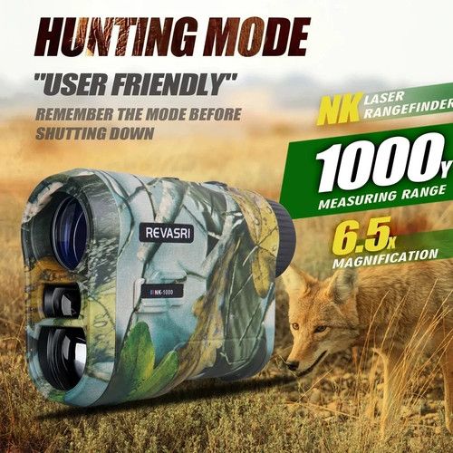 Laser Rangefinder 1000 Yards with Rechargeable Battery Hunting Range Finder