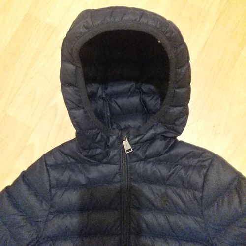POLO Ralph Lauren infants down puffer hooded jacket navy blue age 3 years — image 3