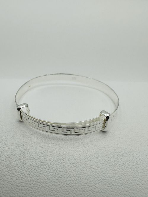 925 Sterling Silver Personalised Baby Christening Bangle  Gift Boxed - New — image 14