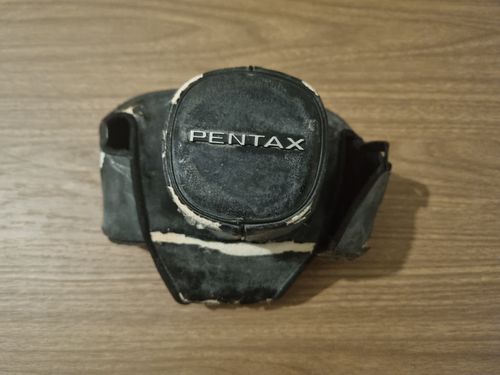 Pentax ME Super 35mm SLR Film Camera - Black & Silver + Well Used Leather Case — image 4