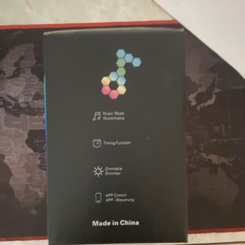 Hexagon LED Smart Light Panels, App Control, Dimmable Timer, Indoor Music — image 3