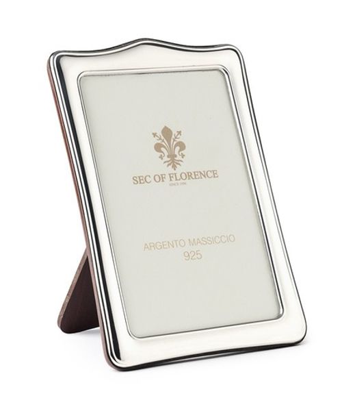 4”x6”in Hallmarked Solid 925 Sterling Silver Photo Frame Wood Back 7375/10x15 UK