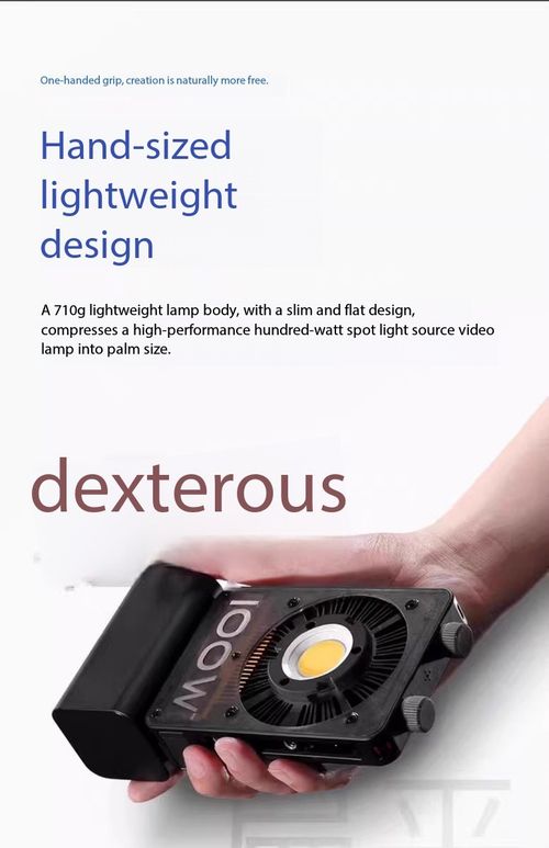 ZHIYUN CINEPEER CX100 100W COB Bi-Color LED Video Light Built-in 4500mAh Battery — image 4