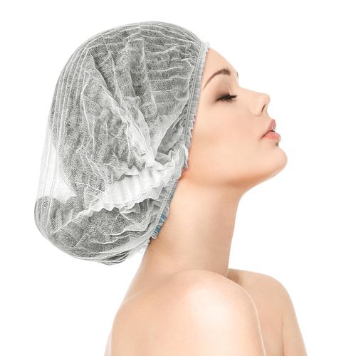 100-1000PCS Disposable Mob Caps Non Woven Catering Kitchen Hair Nets UK — image 1