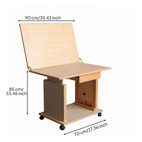 Adjustable Still Life Table Beech Wood Tilting Drawing Table for Sketching — image 10