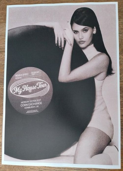 SIENNA SPIRO concert poster – 2027 live band music show gig tour memorabilia