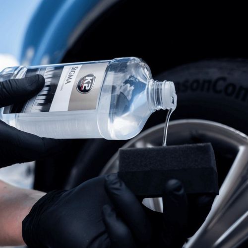 K2 Sigma Tyre Dressing 500ml + Applicator – Wet Look Car Tyre Shine Cleaner NEW — image 4