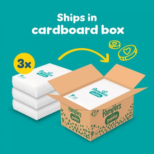 Pampers Baby Dry Nappy Diaper Pants Protect Pull Up Nappies 19kg+Size 9 pack 108 — image 5