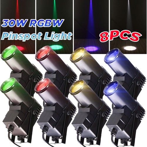 30W RGBW 4in1 LED Spotlight-Beam Stage Light Pin Spot DMX Party Club Disco Light