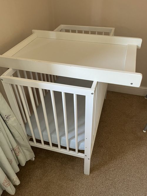 Kiddicare Baby Changing Cot Top Topper 86 x 52cm White — image 2