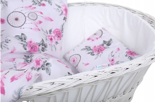 Baby 2pc Bedding Set fit Cradle/Moses basket/Pushchair 70x80cm Dream Catcher — image 6