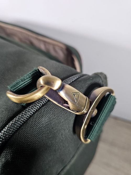 Vintage Antler Green Suit Carrier Garment Bag Travel Hanging Wardrobe Weddings — image 6