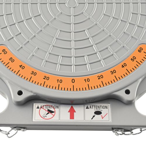 5 T Magnesium Alloy 2 Wheel Alignment Turn Plates Turntables w/Transition Blocks — image 11