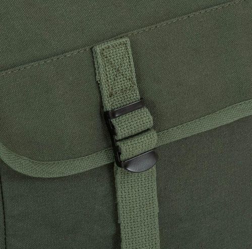 Olive Canvas Haversack Shoulder Bag With Pockets Ideal Fishing Or Tool Bag, New — image 4