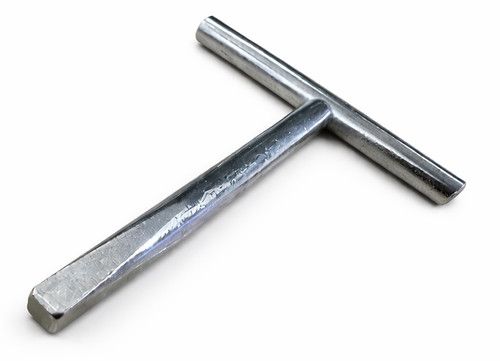 Budget Lock Key Metal Square Head Key Access Panel Rim Lock T Bar Key Loft Hatch