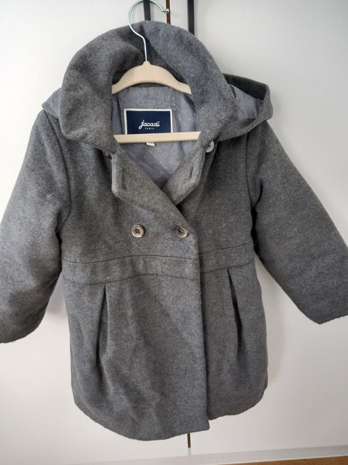 jacadi girl wool coat 36 months in good condition — image 1