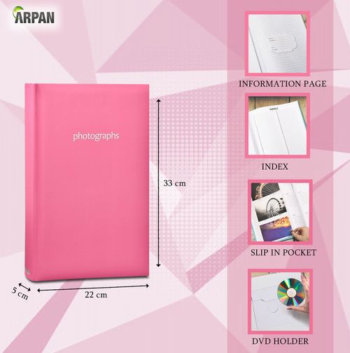 Personalised Custom Text Arpan Large Memo Slip In Photo Album for 300 6x4 Photos — image 6