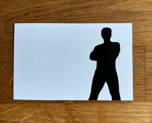 Cadburys Milk Tray Man calling card. Romantic fun gift. *Chocolates NOT included