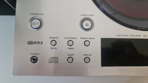 Yamaha CRX-TS20 CD Receiver Hi-Fi System NX-TS20 Speakers Remote Tested Working — image 5