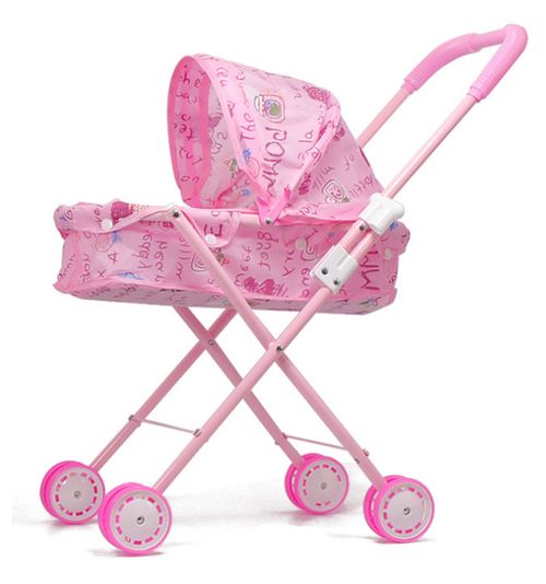 Baby Kids child Dolls Buggy Stroller Jogger Dolls Pram Pushchair Girls Toy UK — image 8