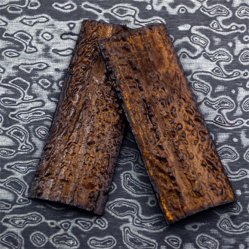 4PCS Deer Antler Knife Handle Scales DIY Material Slabs POM Resin Sword Making — image 2