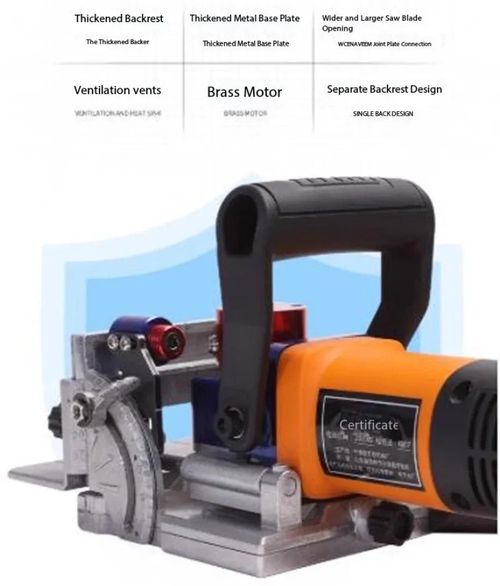 UK Portable Lamino Woodworking Slotting Machine 2-in-1 Invisible Connector 220V — image 8